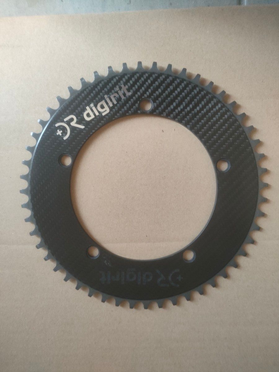 DIGIRIT チェーンリング 52T 厚歯 カーボンチェーンリング DIGIRIT チェーンリング 52T 厚歯 カーボンチェーンリング