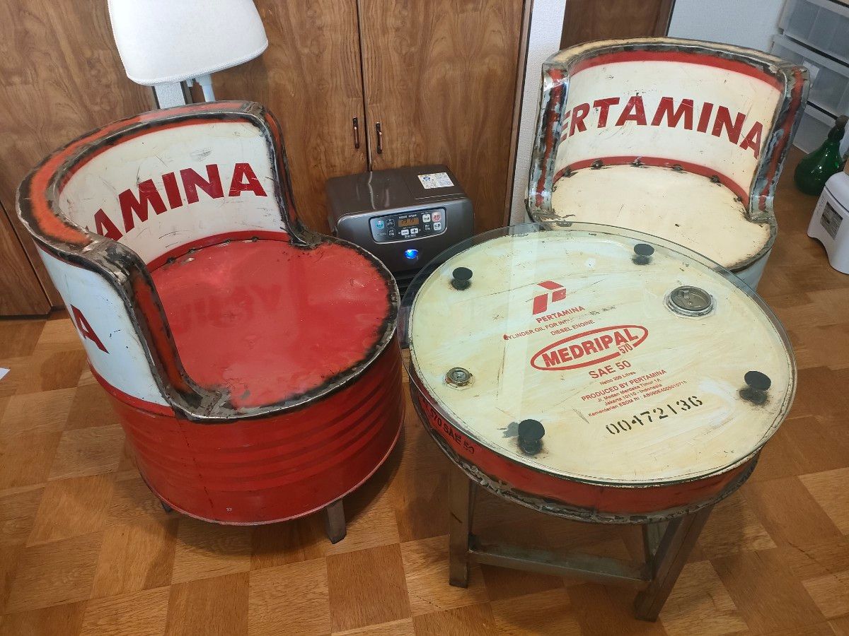 ドラム缶 リメイク家具 インダストリアル シャビー テーブルのみ ドラム缶 リメイク家具 インダストリアル シャビー テーブルのみ