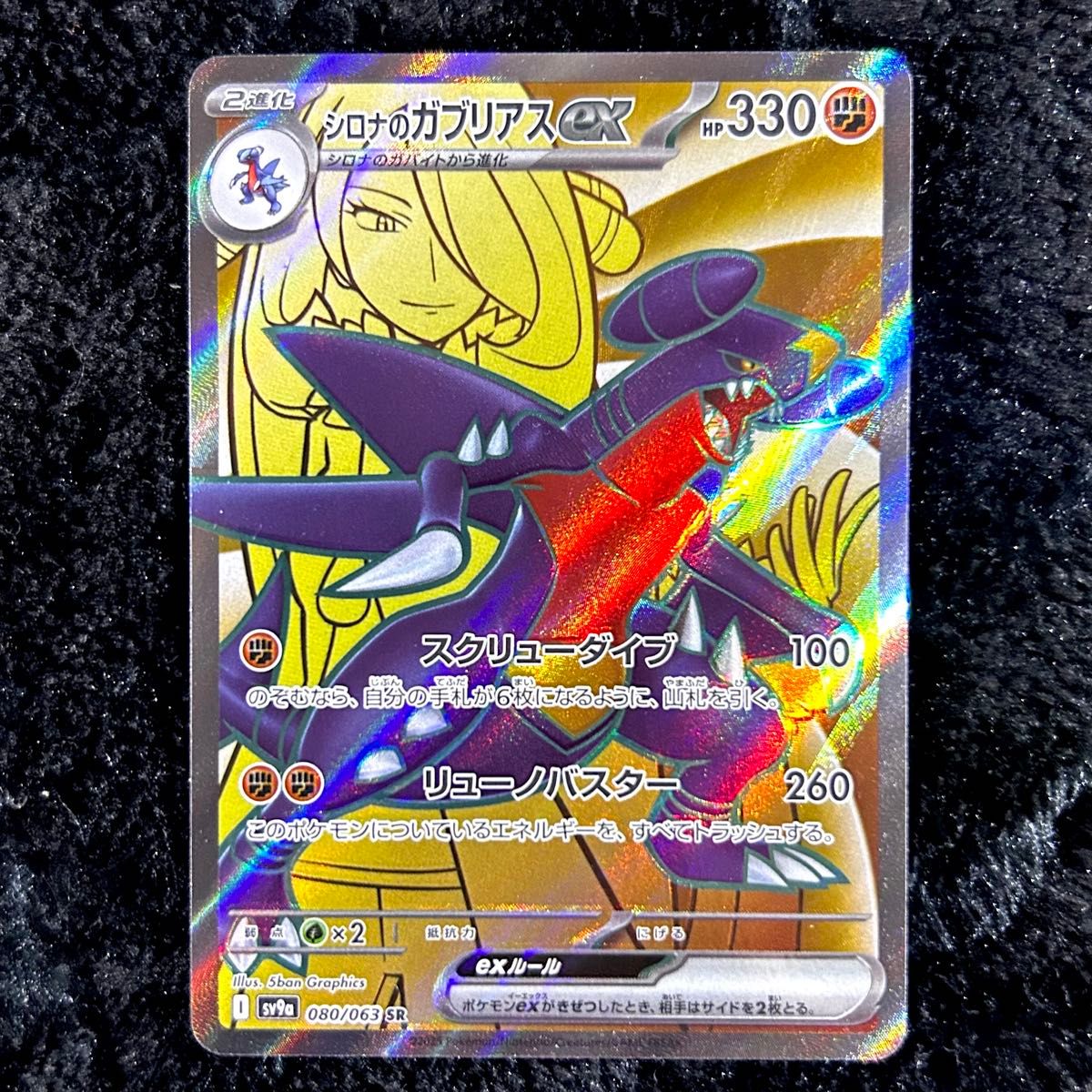 魂抜け シロナのガブリアスex SR エラーカード 熱風のアリーナ 魂抜け シロナのガブリアスex SR エラーカード 熱風のアリーナ
