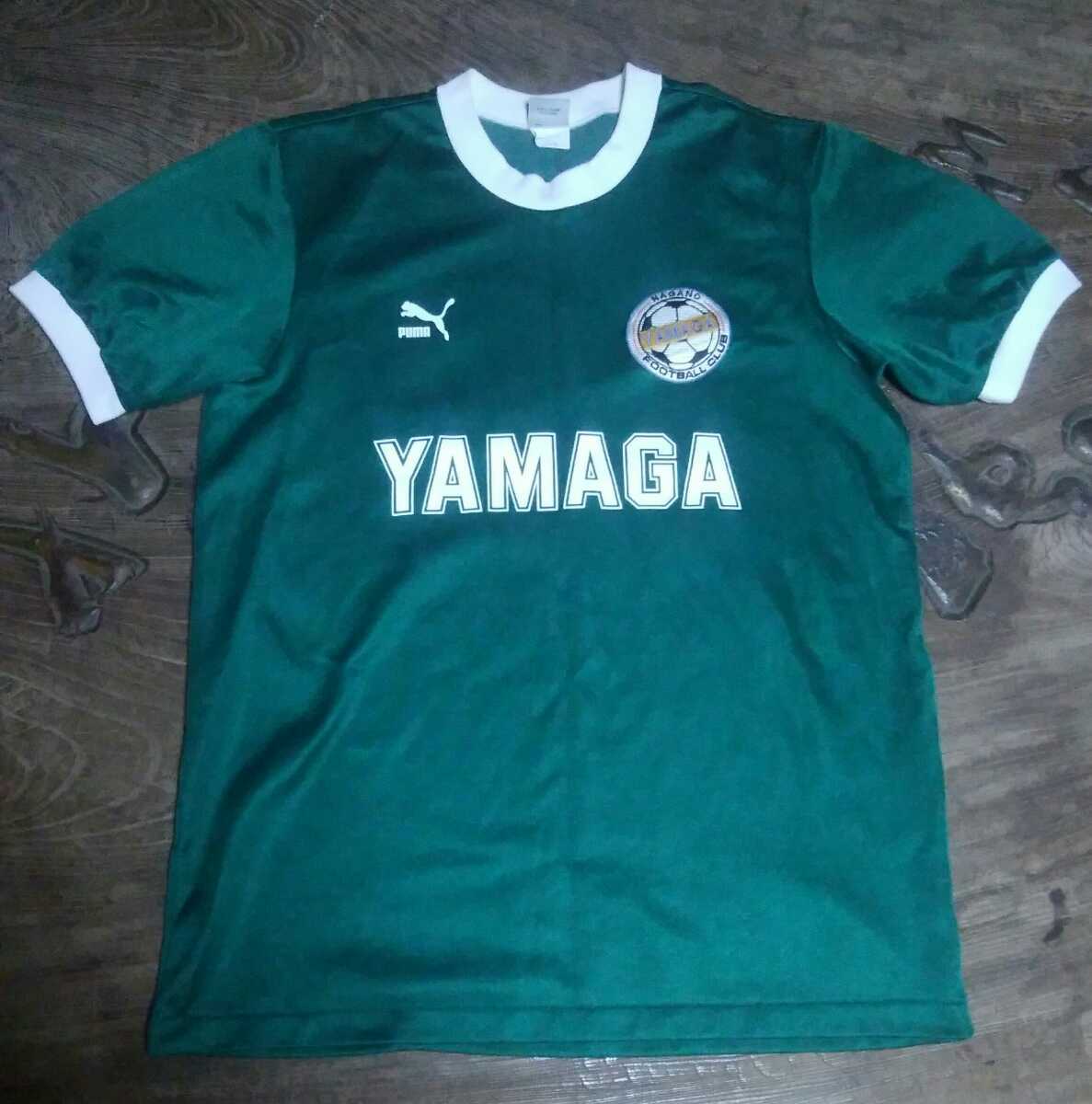 値下げ交渉 1990年代 山雅サッカークラブ 選手支給品 PUMA 日本製 検)松本山雅 松田直樹 田中隼磨 MATSUMOTO YAMAGA FC MATCH ISSUE SHIRT_画像2