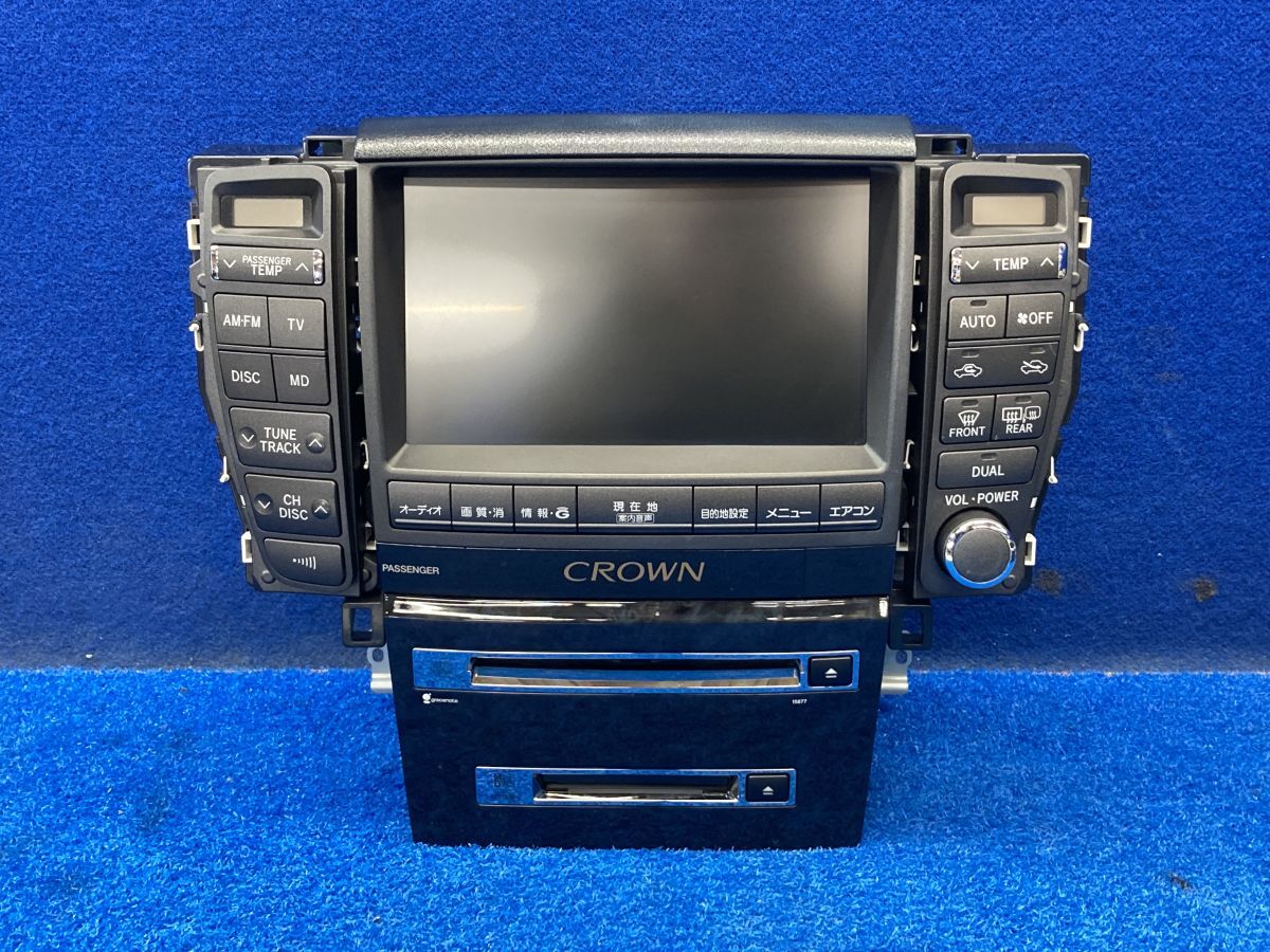 良品☆ 18 クラウン アスリート ロイヤル 後期 純正 HDD ナビ 良品☆ 18 クラウン アスリート ロイヤル 後期 純正 HDD ナビ