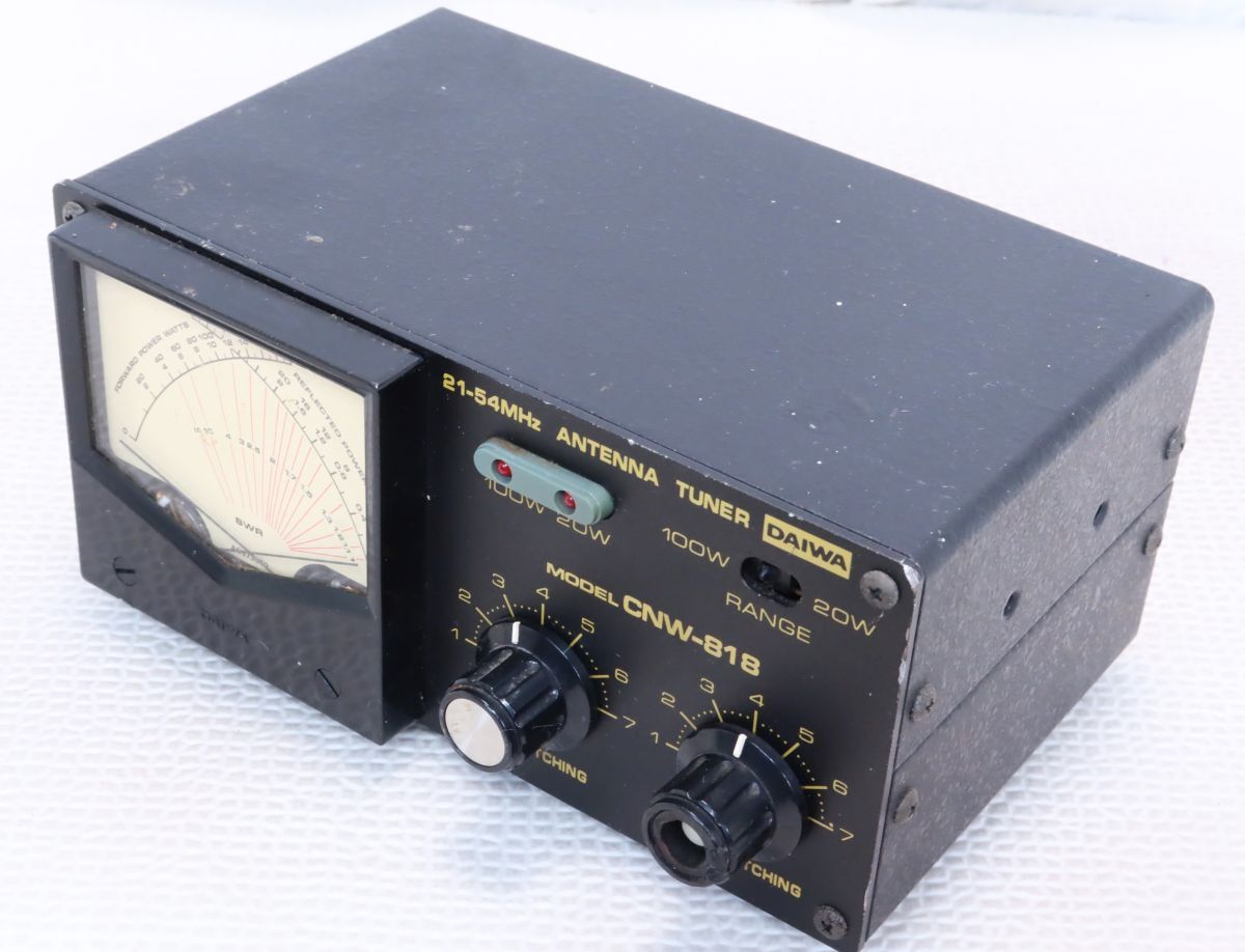 DAIWA CNW-818 21/24/28/50MHz用 アンテナチューナー Yahoo!オークション - DAIWA CNW-818 21/28/50MHz アンテナ