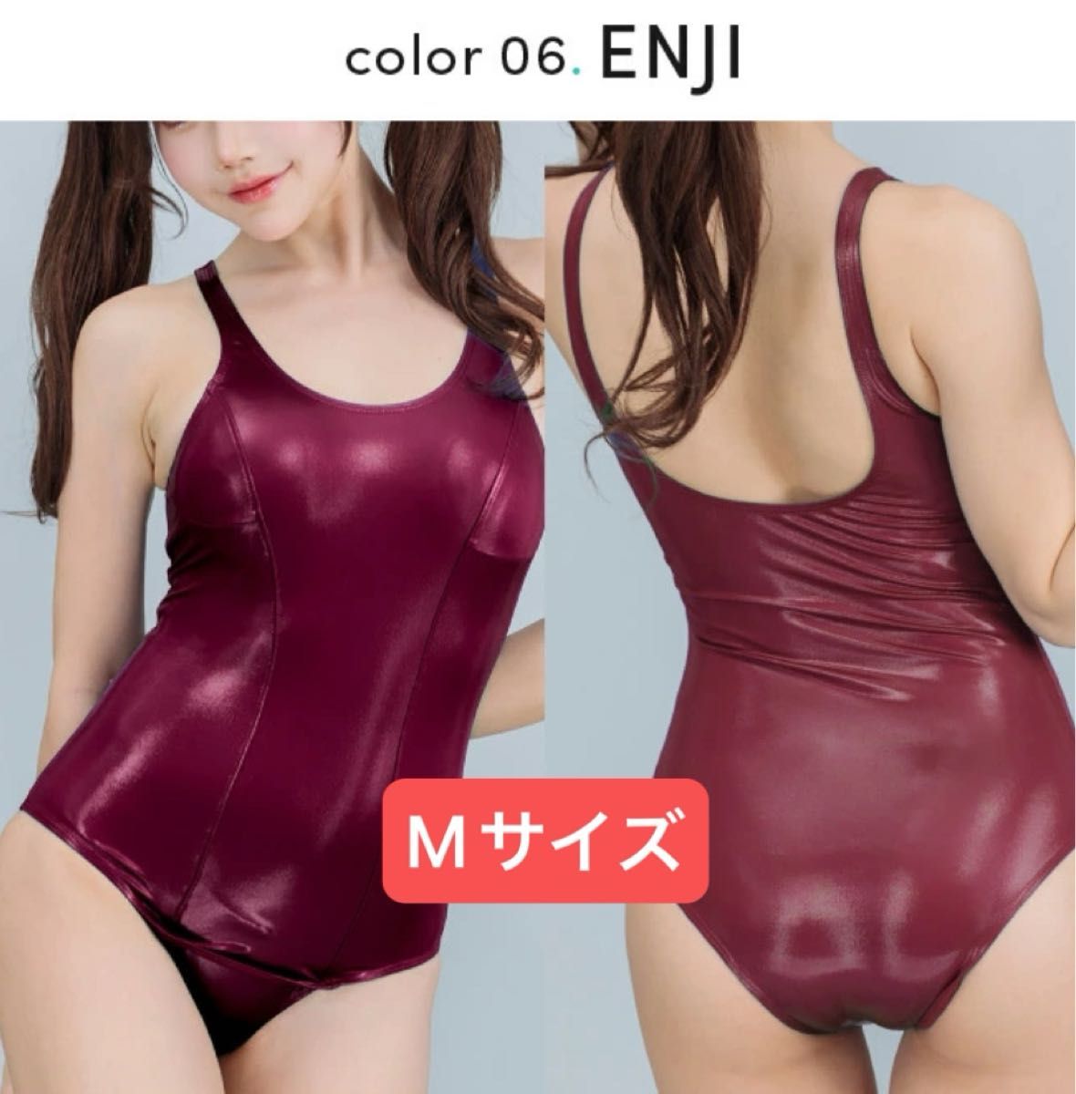M size PHARFAITE /パルフェット 3Dフィットレトロスクール 水着 SGS素材 競泳水着 コスプレ