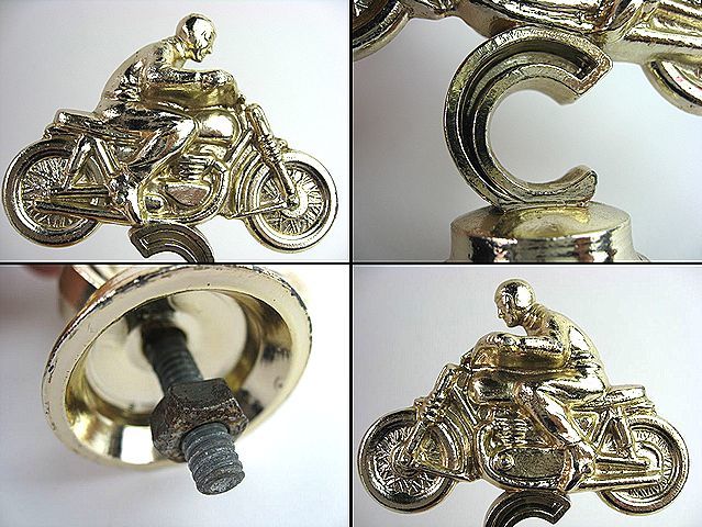 ヤフオク! - 1950's モーターサイクル ビンテージ トロフィー...