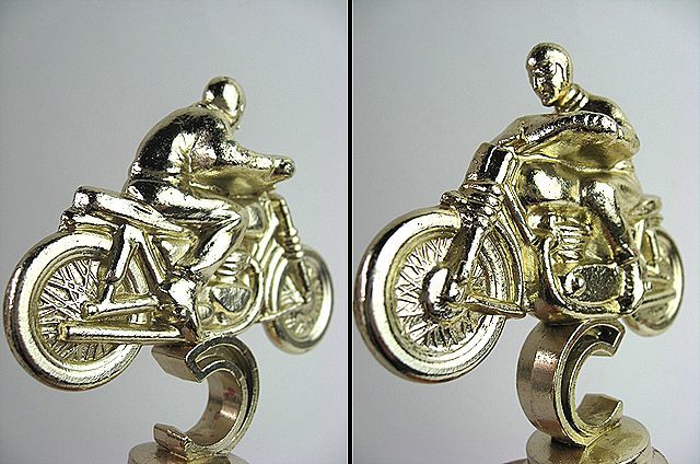 ヤフオク! - 1950's モーターサイクル ビンテージ トロフィー...