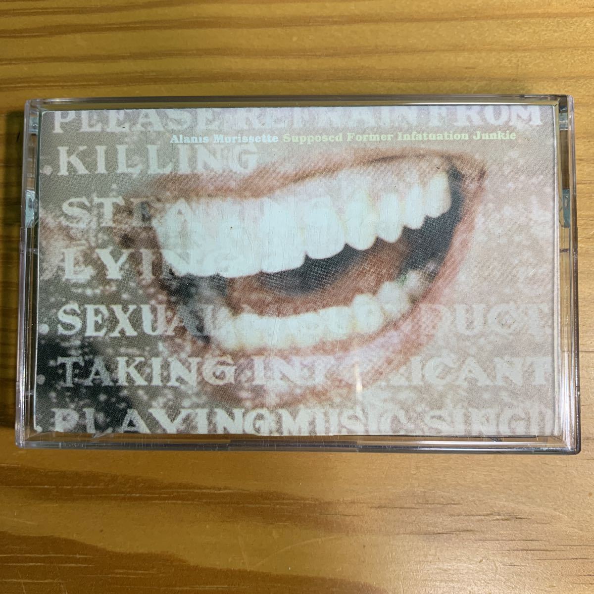 Alanis Morissette「Supposed Former Infatuation Junkie」カセットテープ 輸入盤 正規品 official アラニス・モリセット 90's 名盤 RARE!!_画像1