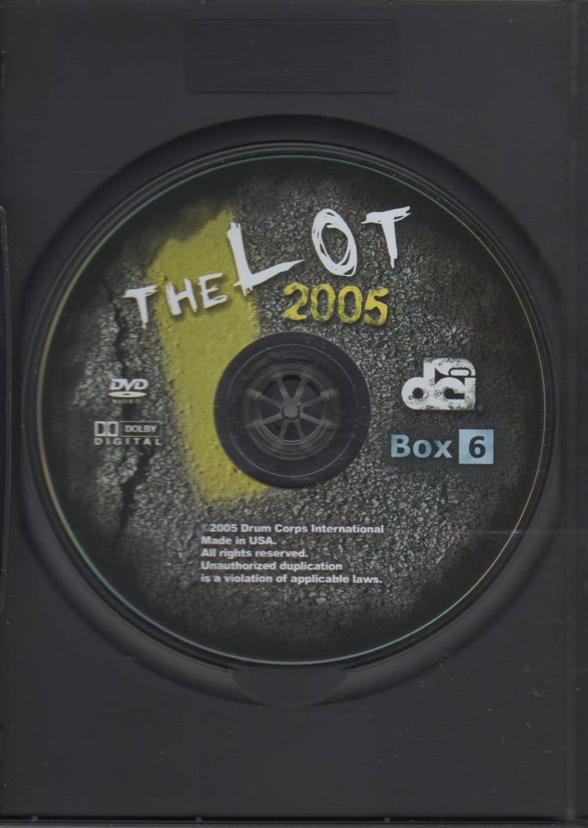  маршировка DVD/THE LOT 2005/ бесплатная доставка / мир верх Revell 6 команда барабан секция. War ming выше . сбор 