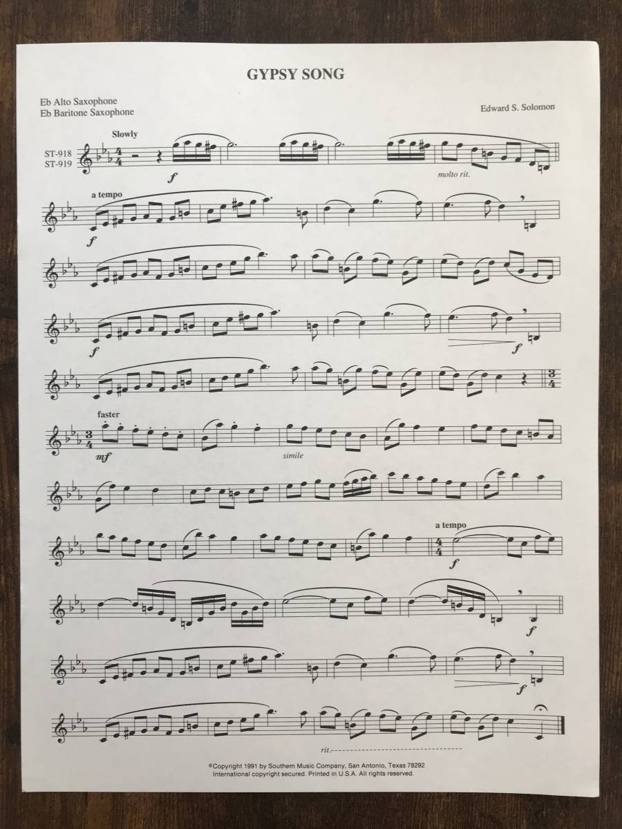 ヤフオク アルトサクソフォン楽譜 エドワード S ソロモ ヤフオク アルトサクソフォン楽譜 エドワード S ソロモ