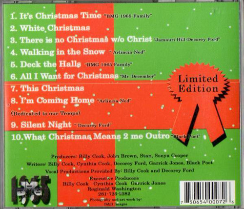 【廃盤CD】Billy Cook / IT'S CHRISTMAS TIME [Import]_画像2