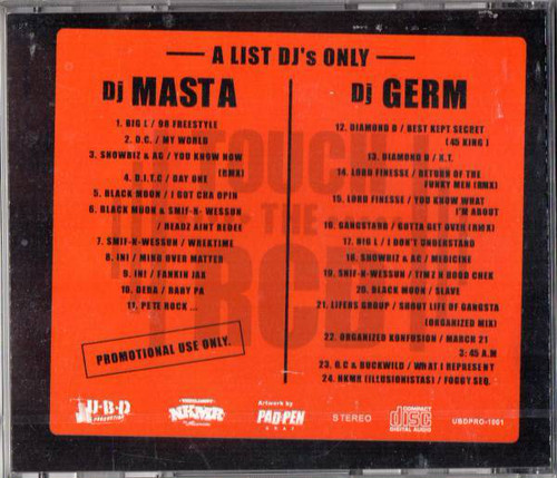 【廃盤新品MIX-CD】DJ MASTA&DJ GERM / TOUCH THE RCD_画像2