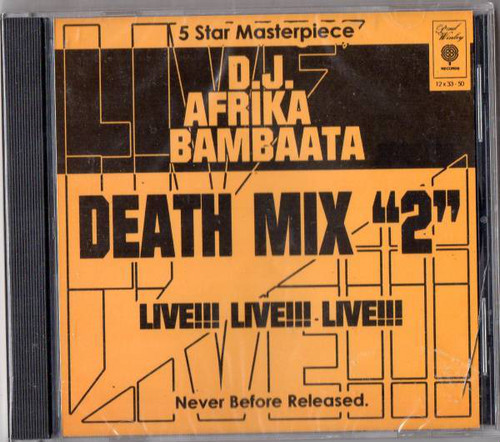 【廃盤新品CD】AFRIKA BAMBAATAA / Death Mix 2 [Import]_画像1