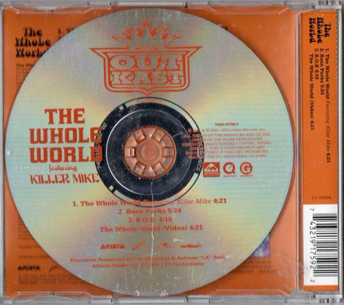 【廃盤CD-Single】OUTKAST / The Whole World [Maxi, Import]_画像2