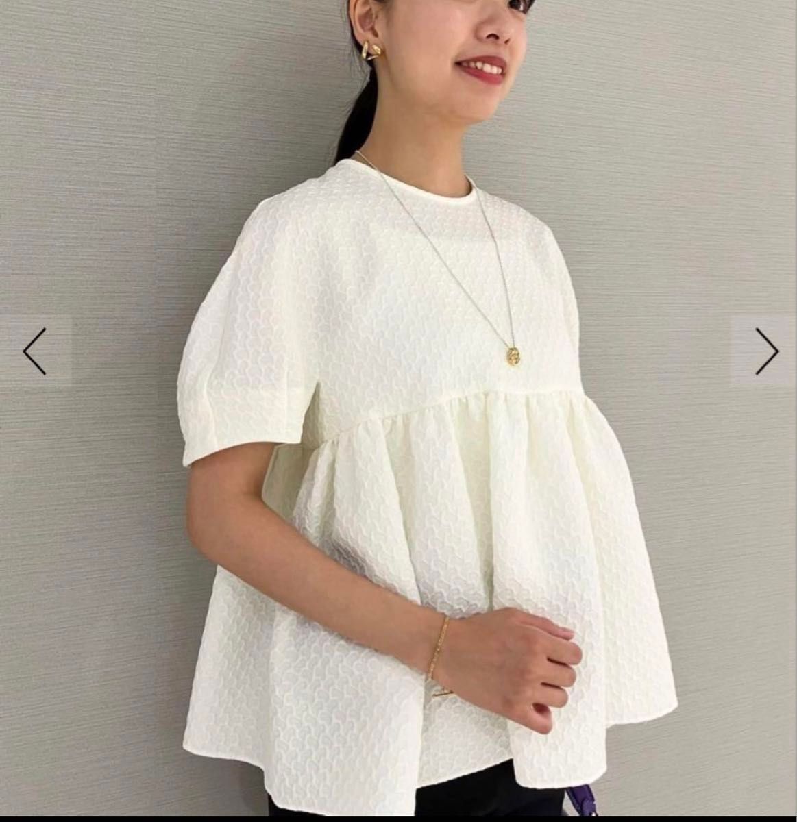 ボールジィ Ballsey ペイズリーマトラッセ ペプラムブラウス ボールジィ Ballsey ペイズリーマトラッセ ペプラムブラウス