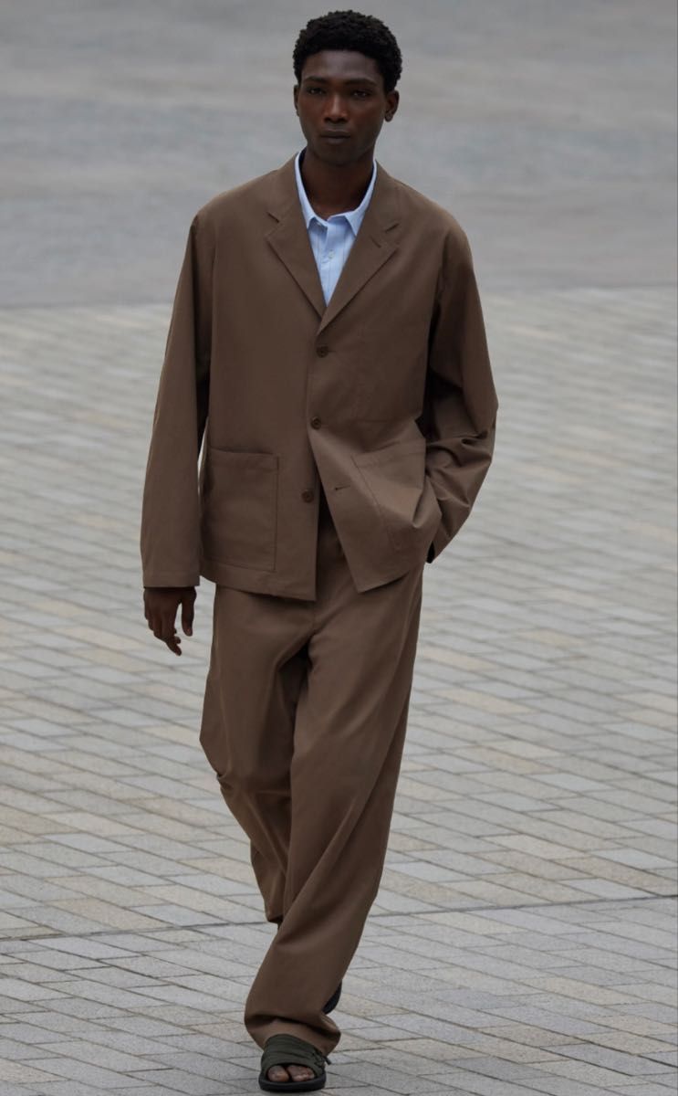UNIQLO C ユニクロC ワークジャケット L ブラウン 新品未使用 UNIQLO C ユニクロC ワークジャケット L ブラウン 新品未使用