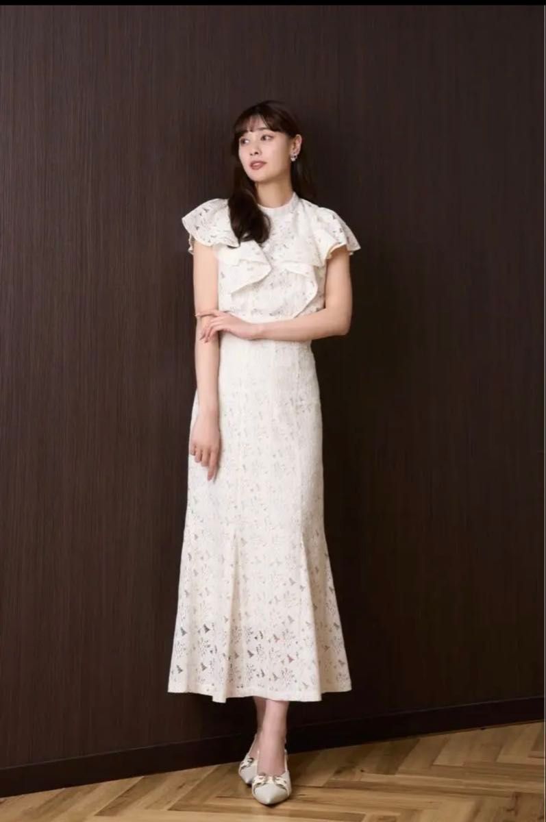 herlipto Floral Lace Mermaid Skirt white M|Yahoo!フリマ(旧 herlipto Floral Lace Mermaid Skirt white M|Yahoo!フリマ(旧