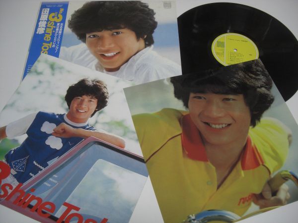 ◇田原俊彦 No.3 shine Toshi / 帯付き LPレコード ◇_画像3