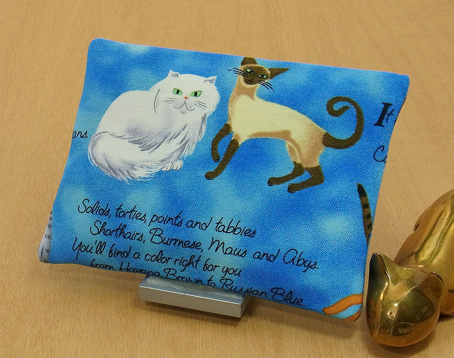 18-b T hand made tissue cover case blue kindergarten child care . elementary school student blue tea tiger cat 3 pcs cat cat .. cat present present 