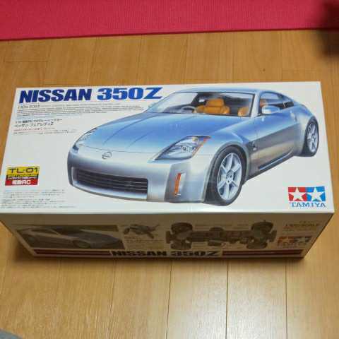 レア 希少 タミヤ 1/10 電動RC 日産 フェアレディZ TAMIYA 新品 未組立 TL-01シャーシ 車体 ラジコン ボディ NISSAN 350Z 田宮 人気_画像1