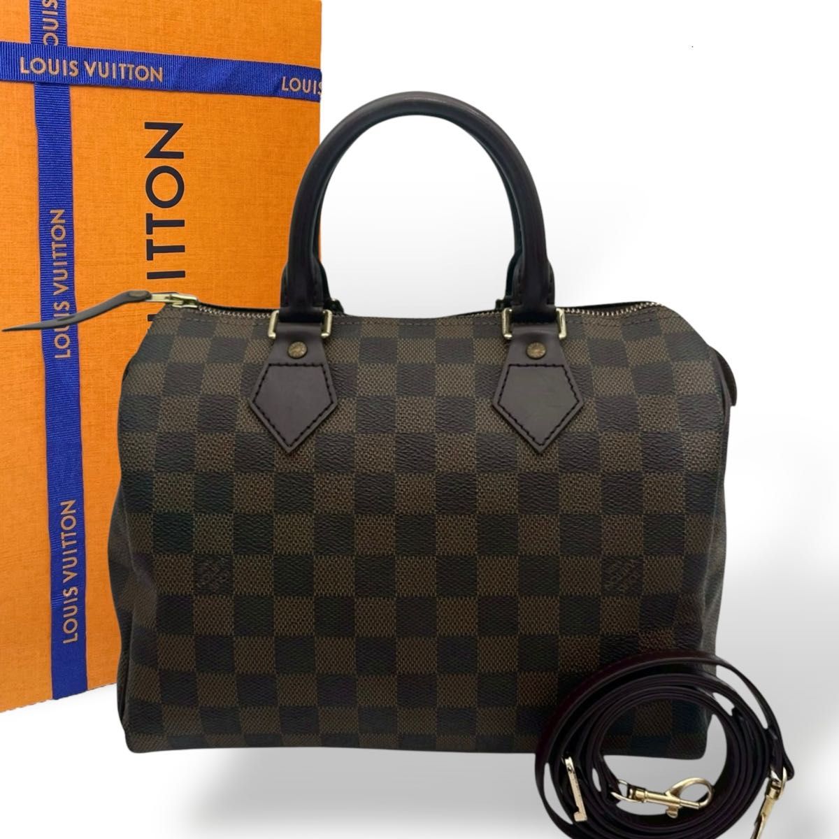 はこぽす対応商品】 Louis Vuitton ダミエ スピーディ 25 はこぽす対応商品】 Louis Vuitton ダミエ スピーディ 25
