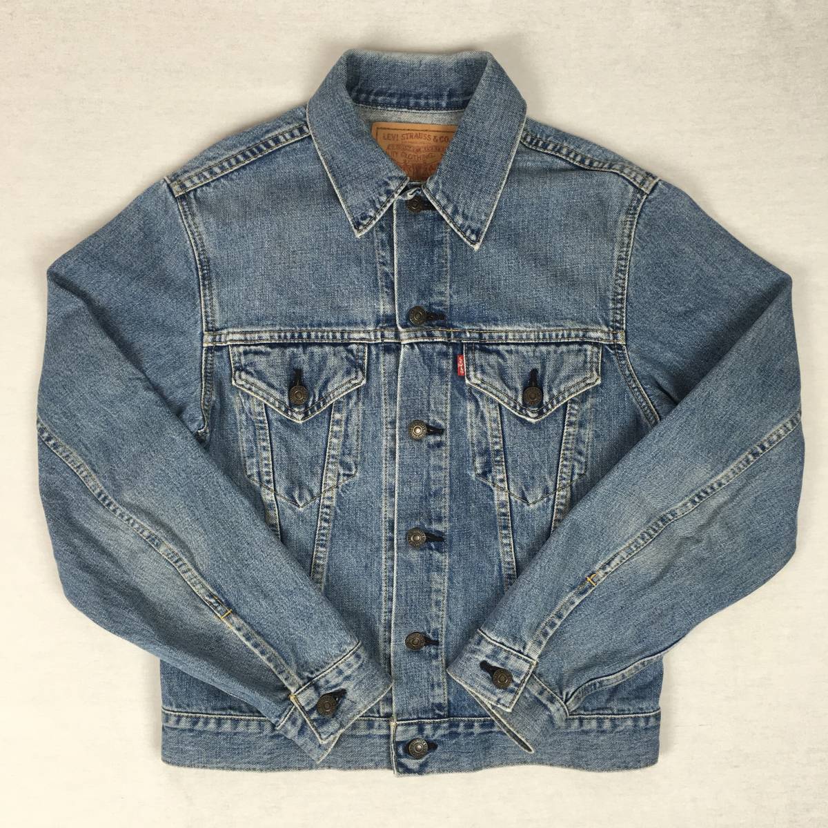 LEVI'S リーバイス 71557-02 3rd BIG'E' 日本製 96年 復刻 ジージャン サイズ38 デニム ジャケット Gジャン_画像1