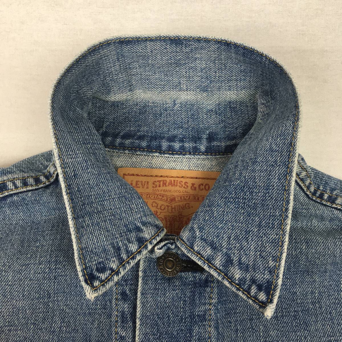 LEVI'S リーバイス 71557-02 3rd BIG'E' 日本製 96年 復刻 ジージャン サイズ38 デニム ジャケット Gジャン_画像2