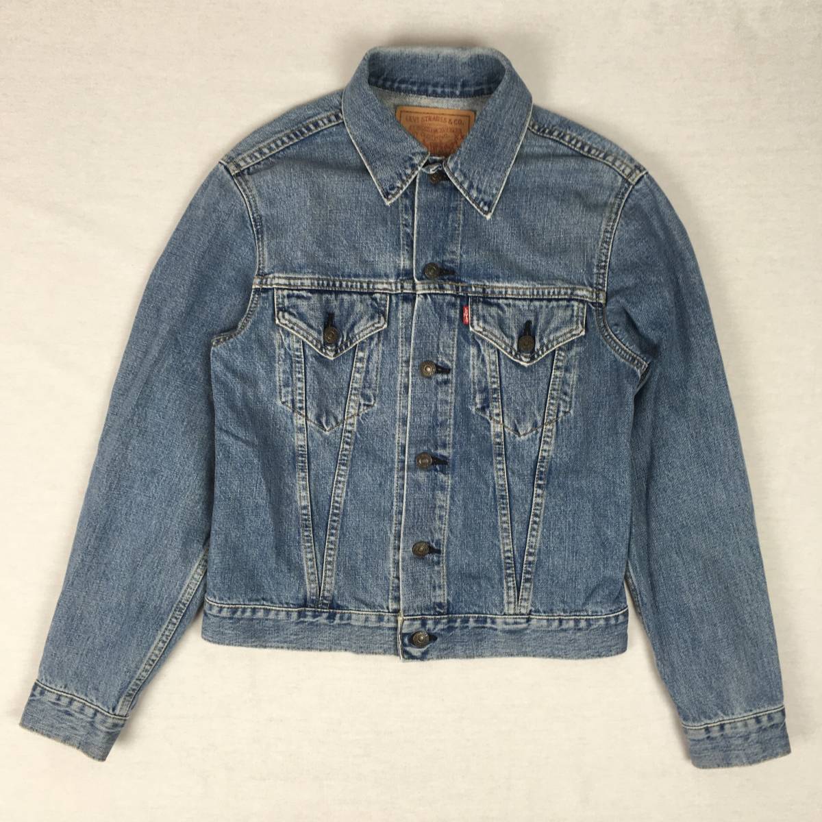 LEVI'S リーバイス 71557-02 3rd BIG'E' 日本製 96年 復刻 ジージャン サイズ38 デニム ジャケット Gジャン_画像6