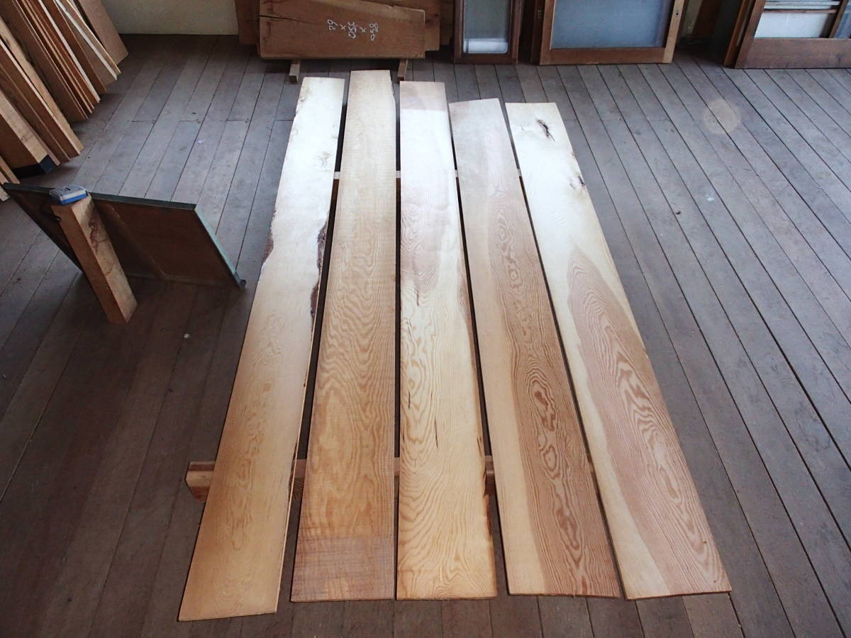 Yahoo!オークション - マツ（松）板材 天然木 良木目 乾燥材 計５枚