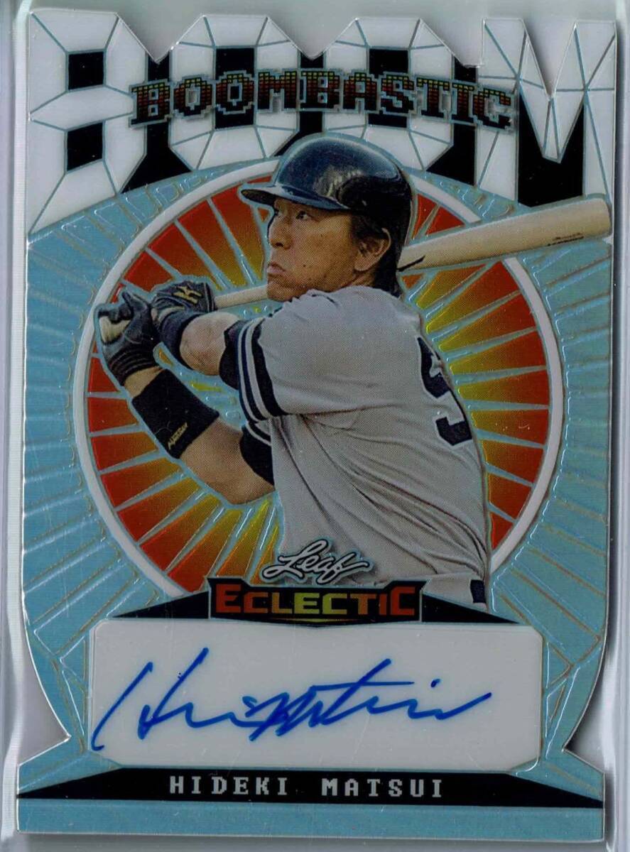 松井秀喜 10枚限定サイン ダイカット 2023 Leaf Eclectic 松井秀喜 10枚限定サイン ダイカット 2023 Leaf Eclectic