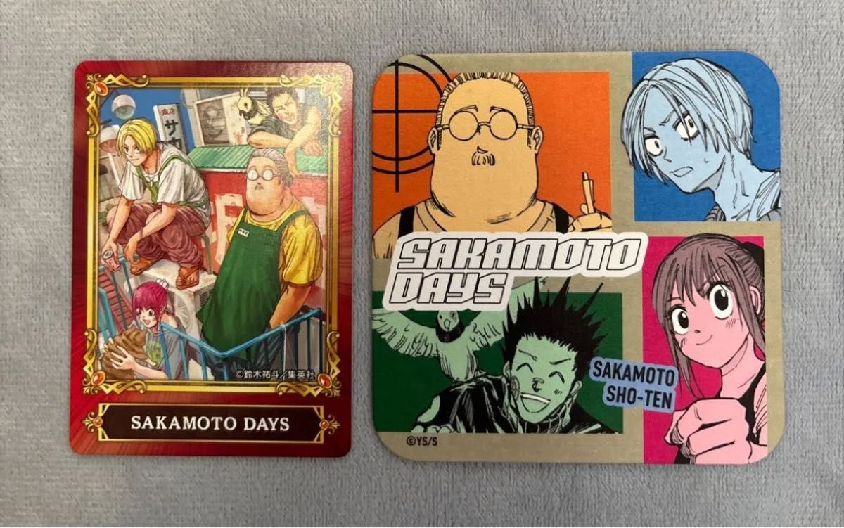 サカモトデイズ キャラクターカード カード アートコースター サカモトデイズ キャラクターカード カード アートコースター