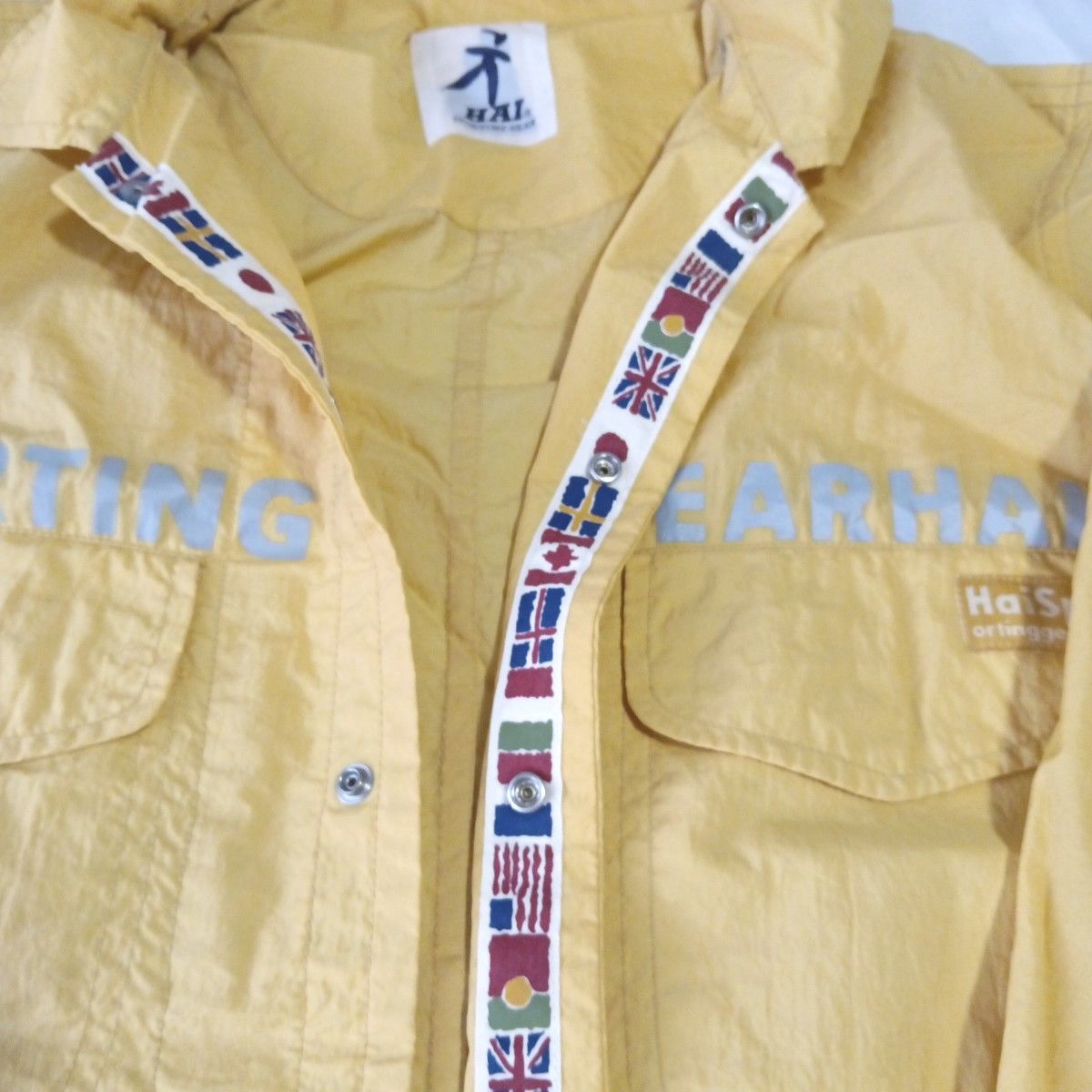美品】HAI Sporting GEAR ナイロンジャケット ナイロンコート 美品】HAI Sporting GEAR ナイロンジャケット ナイロンコート