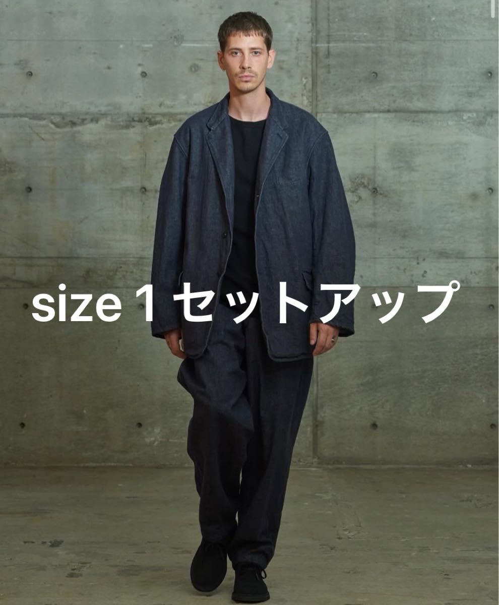 25ss COMOLI コモリ ネイビーデニム ジャケット パンツ 25ss COMOLI コモリ ネイビーデニム ジャケット パンツ