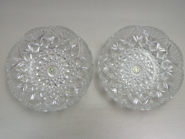 ★HOYA★CORDIAL GLASS ★ フルーツ皿　サラダボウル 盛鉢（中）２個セット★_画像3