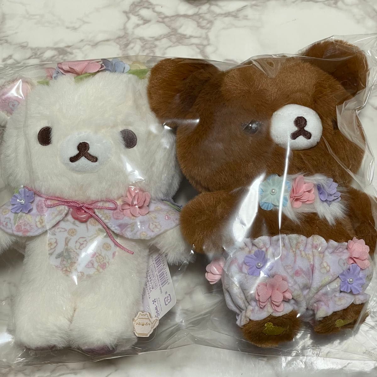 レア 受注販売 フラワーポージングぬいぐるみ 「コリコグのフラワーティータイム」テーマのネットショップ限定ぬいぐるみセット