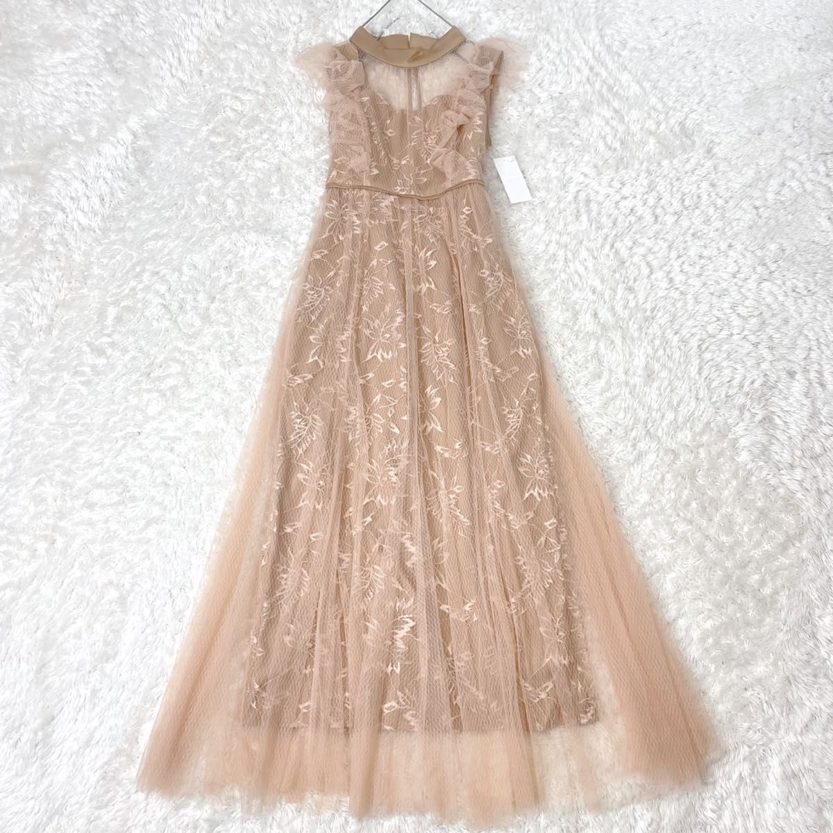新品 アンドクチュール チュール レース 花柄 ノースリーブ 新品 アンドクチュール チュール レース 花柄 ノースリーブ