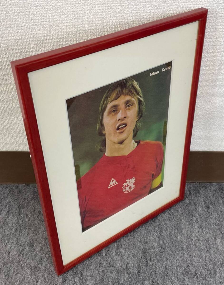 C24IF10 Ajax Amsterdam Johan Cruijff 直筆サイン ポスター C24IF10 Ajax Amsterdam Johan Cruijff 直筆サイン ポスター