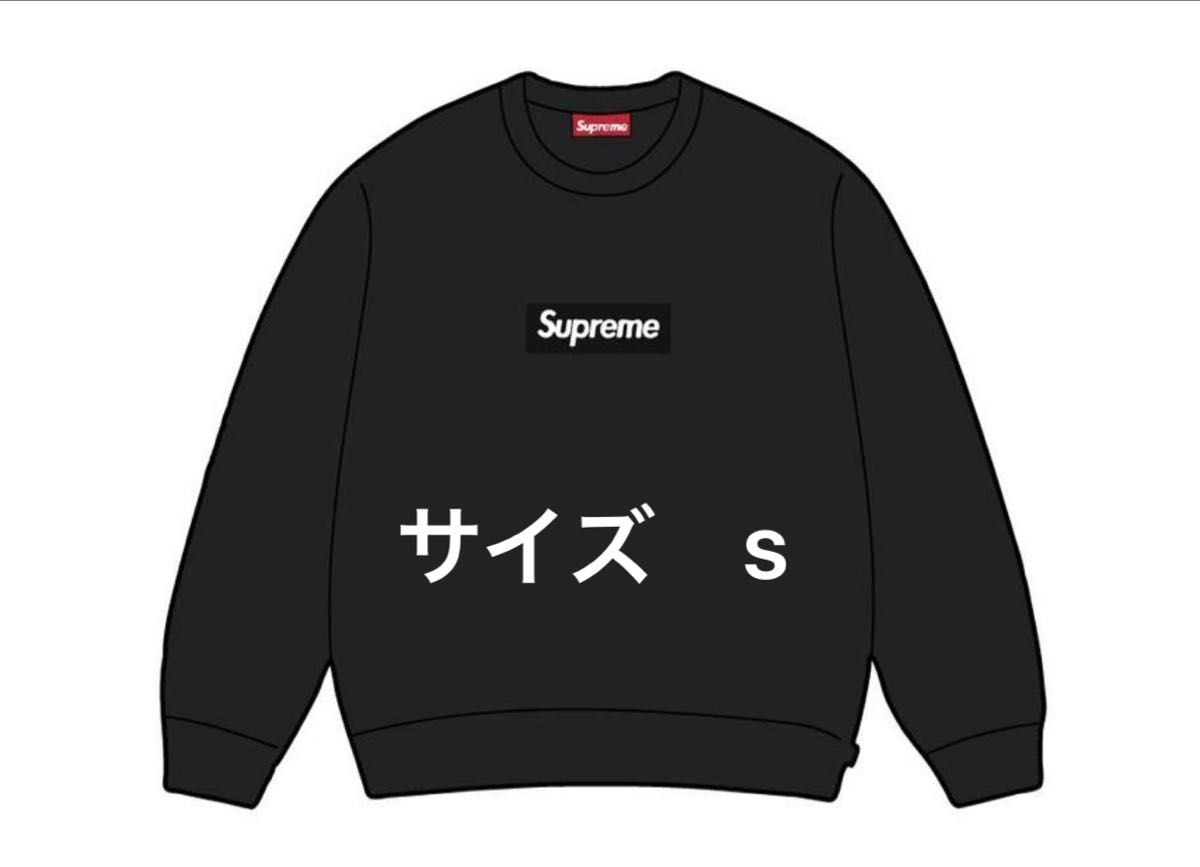 Supreme Washed Box Logo Crewneck 黒 S Supreme Washed Box Logo Crewneck black