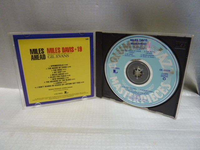 米盤 jazz CD／MILES DAVIS +19 Gil Evans -MILES AHEAD／マイルス・デイヴィス／CK 53225_画像2