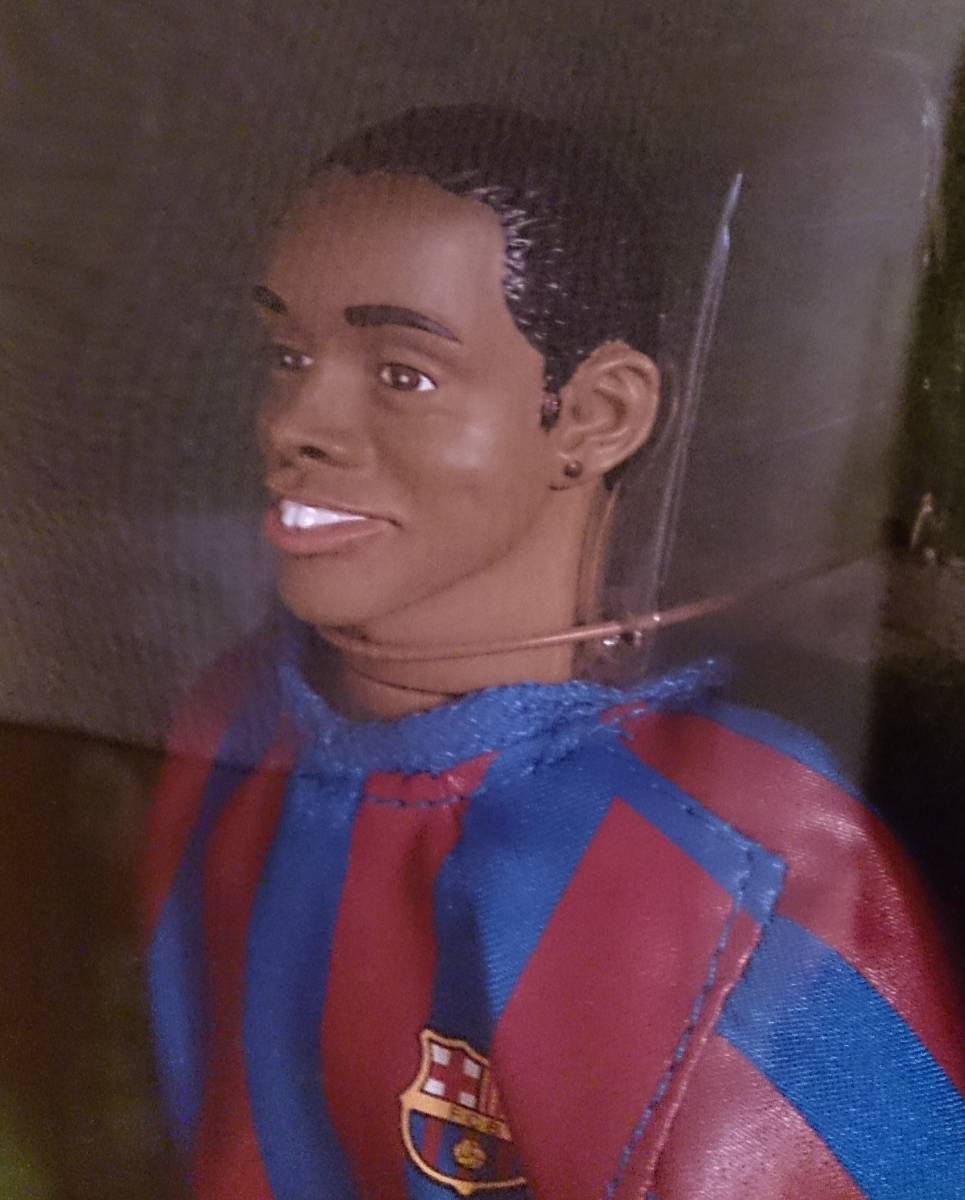 00s total height approximately 30cm football figure Kick-O-Mania kick o- mania ronauji-nyoFC Barcelona * unopened goods / dead stock / hard-to-find 