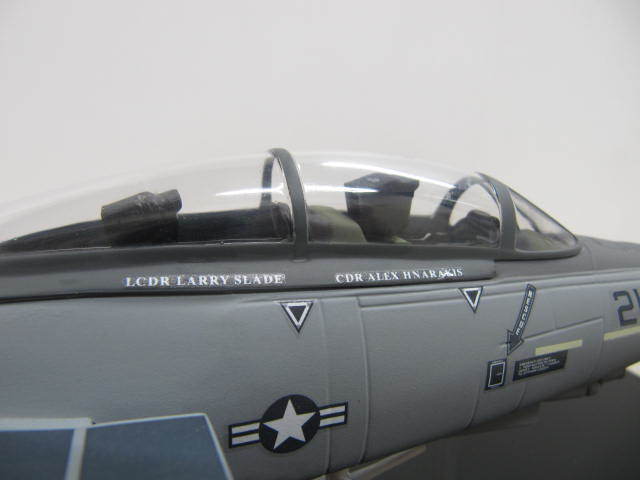  excellent goods F-14 Tomcat Tomcat die-cast 40.*1,760g fighter (aircraft) clear case attaching F14