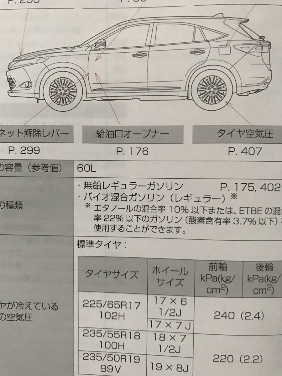 ☆TOYOTA HARRIER OWNERS MANUAL☆TOYOTA HARRIER トヨタ ハリアー オーナーズ マニュアル 取扱説明書 取扱書 取説☆TOYOTA HARRIER☆_画像3