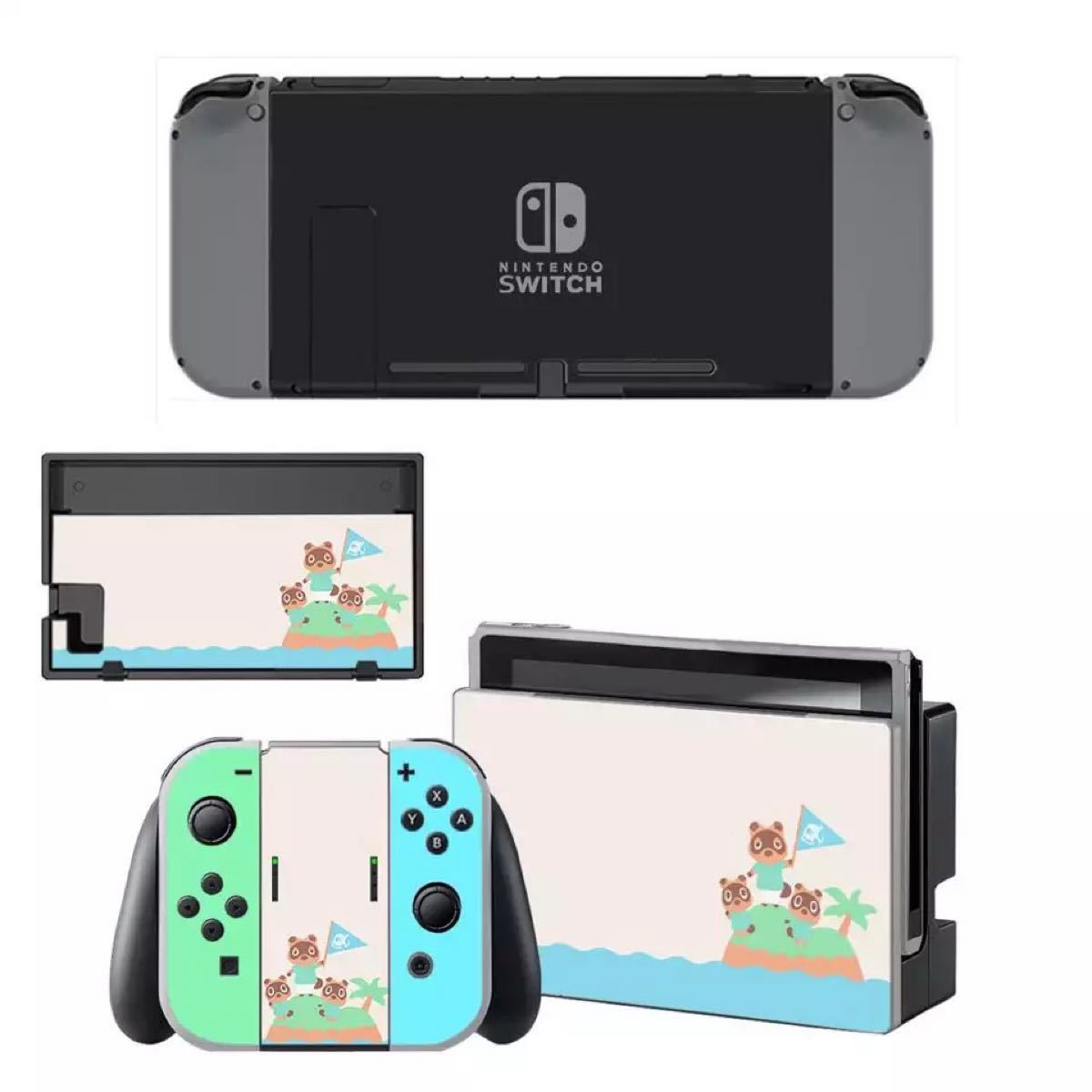 Paypayフリマ スイッチ Switch スキンシール あつまれ どうぶつの森 ポケモン