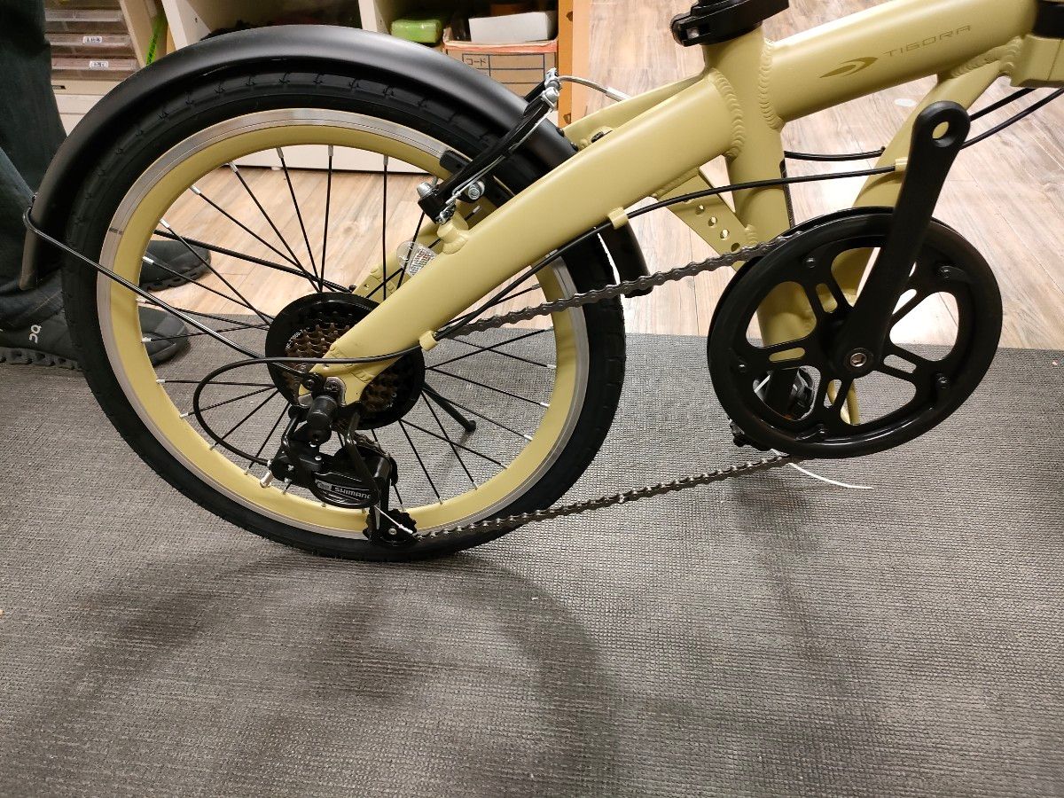 数キロ使用のみ】2025年1月デポ購入 TIGORA折りたたみ自転車 数キロ使用のみ】2025年1月デポ購入 TIGORA折りたたみ自転車