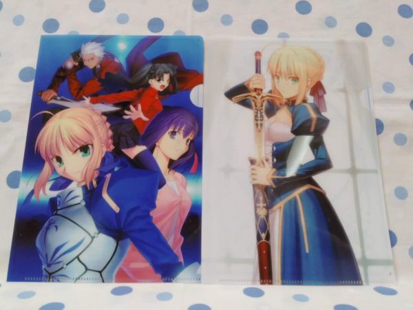 ヤフオク Fate Staynight なか卯 限定 非売品a5クリアファ