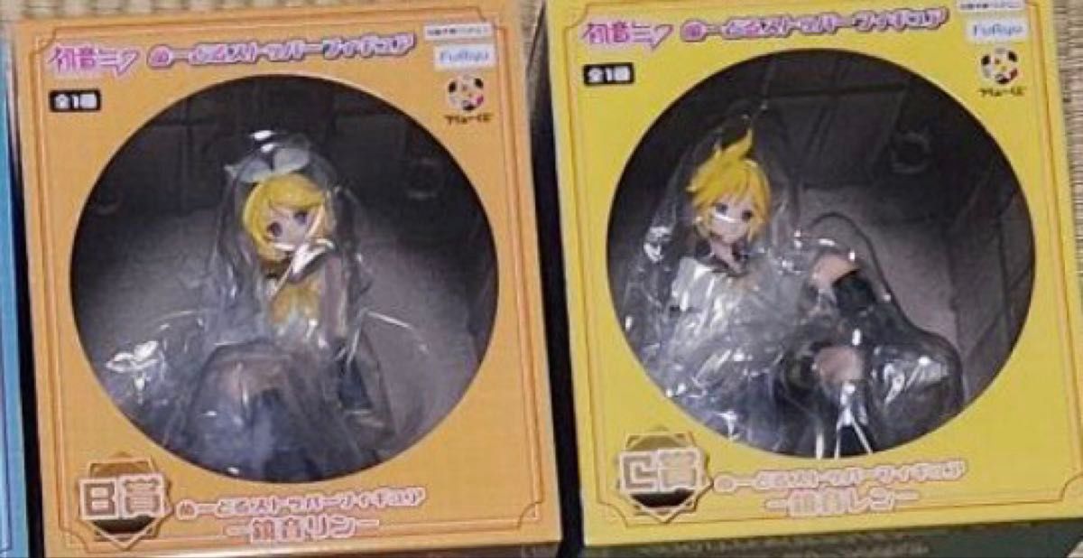 売れ筋ランキングも 初音ミク B賞鏡音 フリューくじ ぬーどるストッパーフィギュア その他