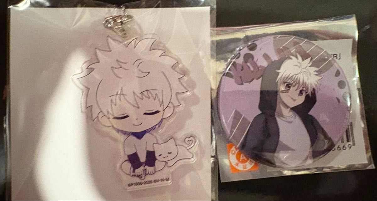 HUNTER×HUNTER キルア アクリルキーホルダー &缶バッジ HUNTER×HUNTER キルア アクリルキーホルダー &缶バッジ