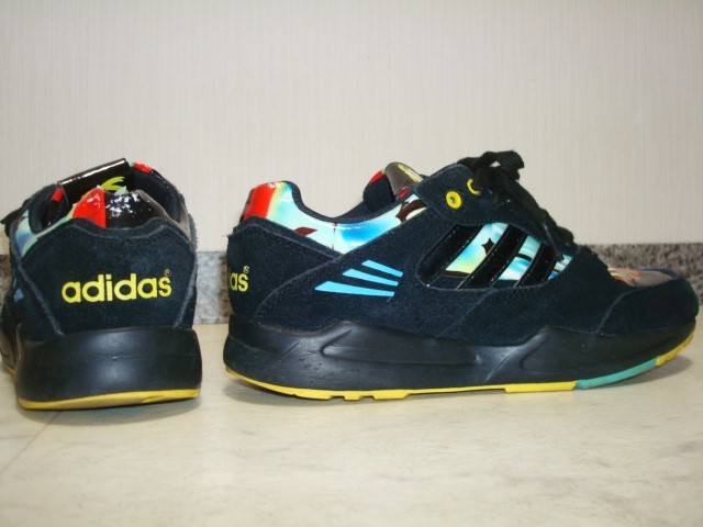 ● 入手困難 adidas Tech Super W B26724 ボーン スカル 骨 髑髏 アディダス レディース スニーカー シューズ 22.5cm 35.5 Sサイズ 黒 靴_画像6