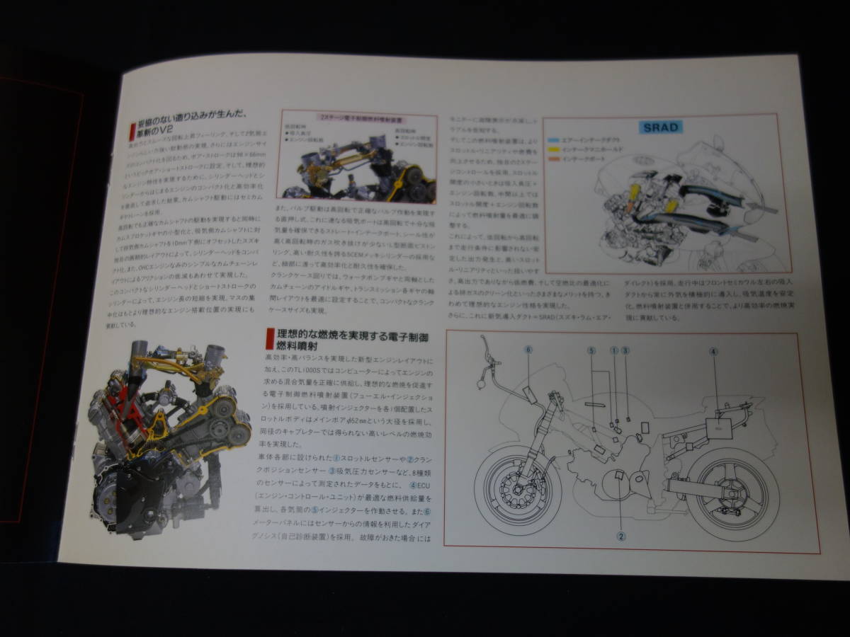 スズキ TL1000S VT51A型 専用 カタログ 日本語版 / 1997年 【当時もの】_画像6