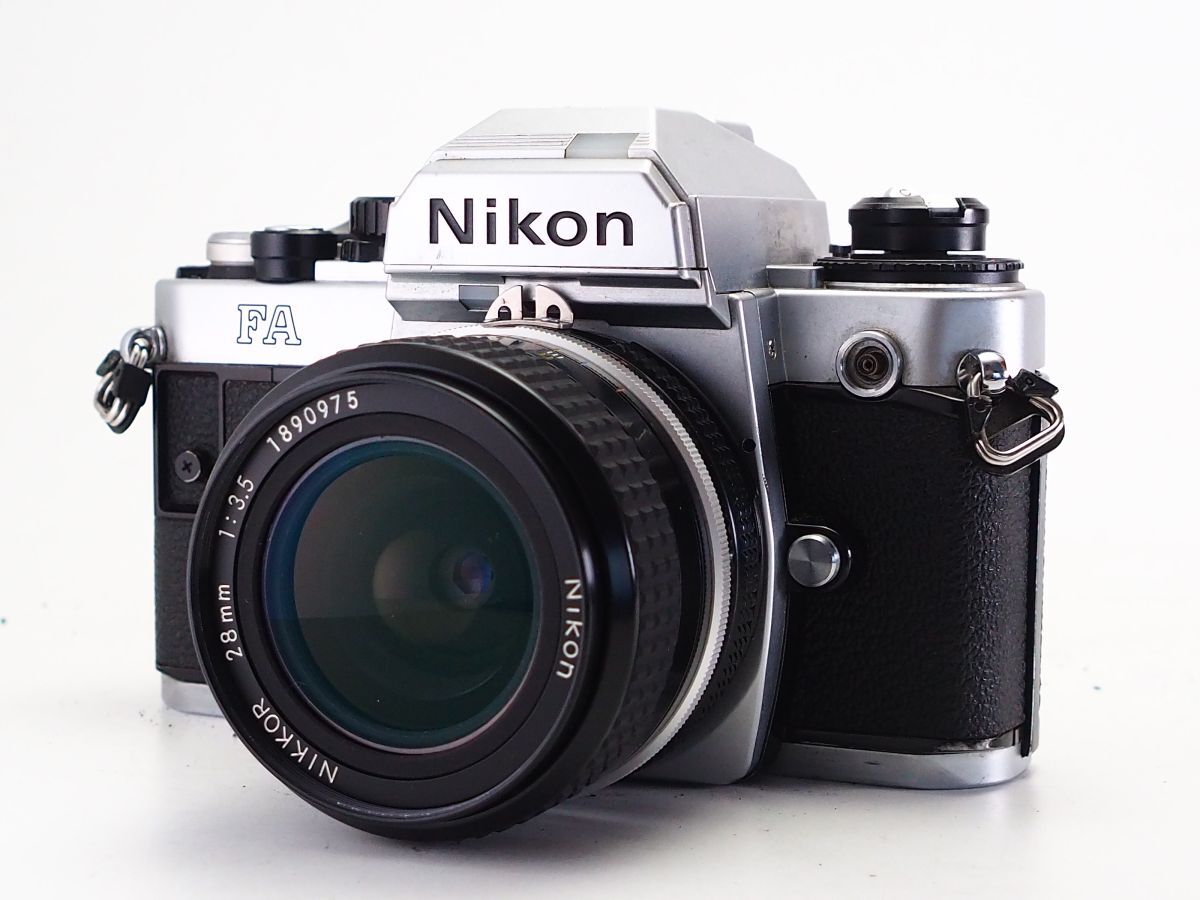 Nikon FA 一眼レフカメラ 35-135mmレンズ付き Nikon FA ニコン 黒 ブラック NIKKOR ニッコール 35~135mm 1