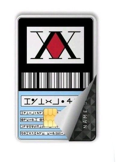 HUNTER X HUNTER ライセンス カード ステッカー シール ハンター HUNTER X HUNTER ライセンス カード ステッカー シール ハンター