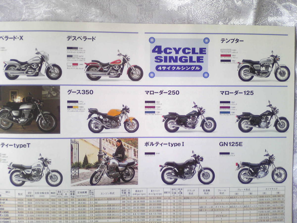 美品　貴重　スズキ2輪車総合カタログ　１９９９年１２月　当時物　_画像5